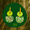 POLKA POLLY - DAINTY HOOPS CITRUS PINE SPARKLE