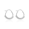 MIKI JEWELLERY CAMILLA BOHO HUGGY HOOP EARRINGS STERLING SILVER