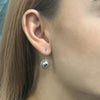 STONES & SILVER STERLING SILVER DROP EARRINGS