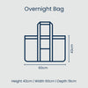 PROJECT TEN OVERNIGHT BAG - BLUE PALM