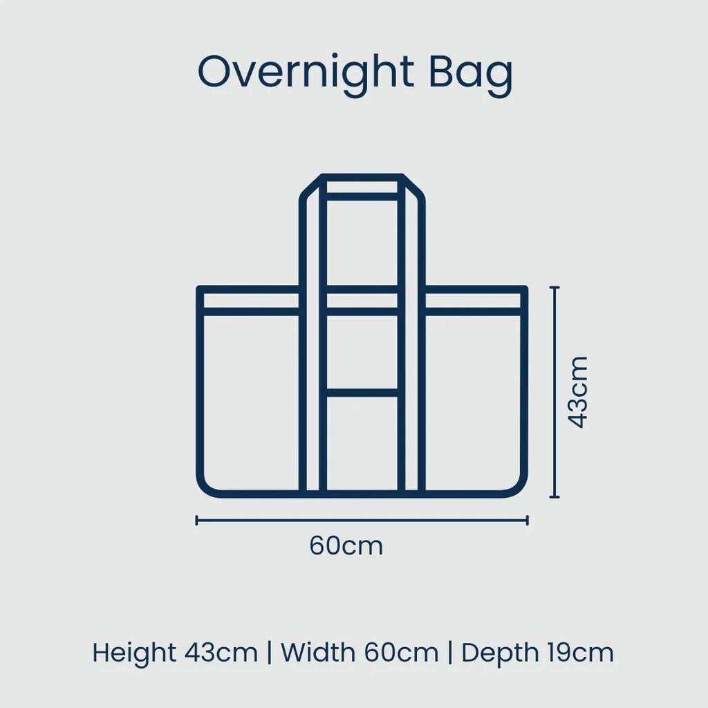 PROJECT TEN OVERNIGHT BAG - BLUE PALM
