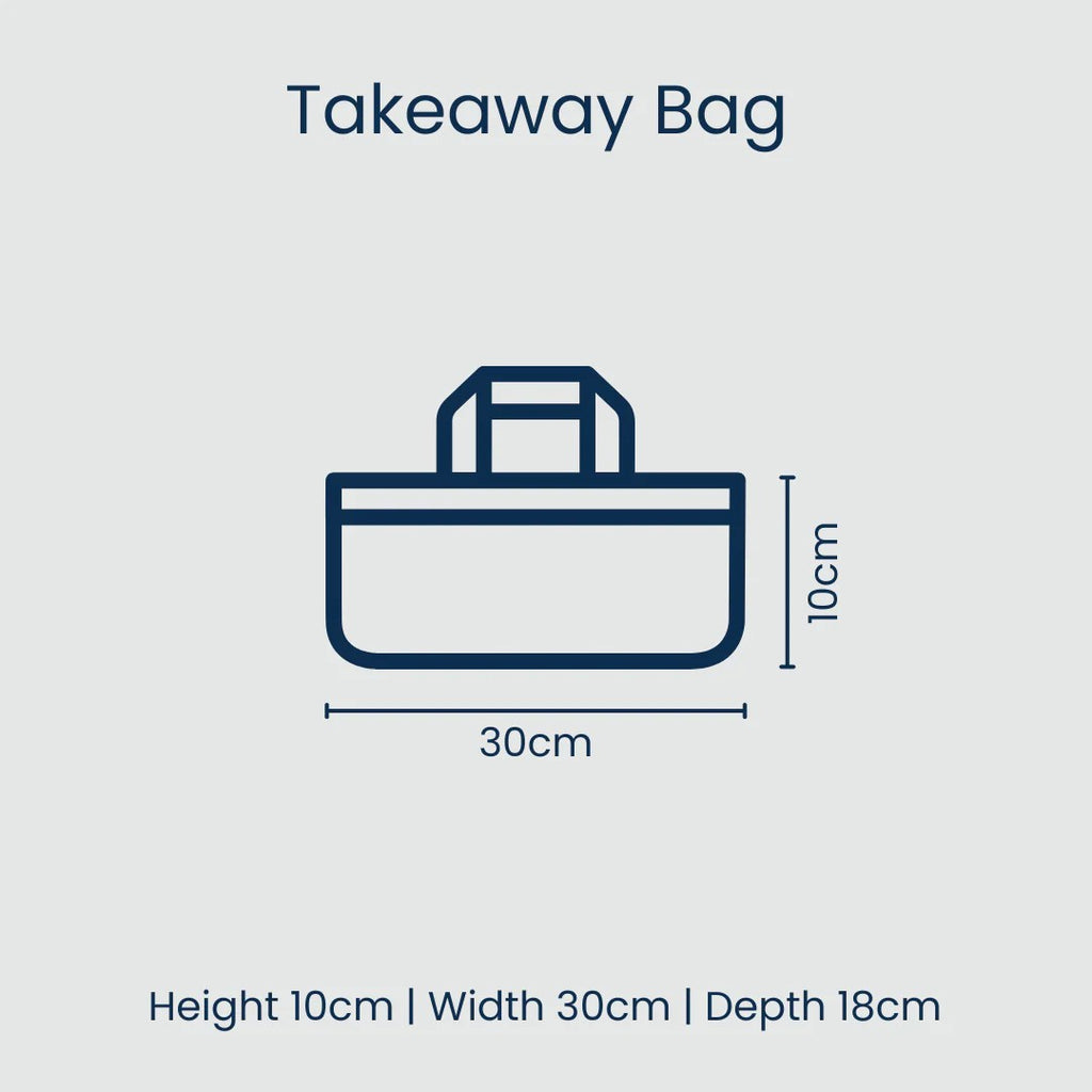 PROJECT TEN TAKEAWAY BAG - MULTI STRIPE