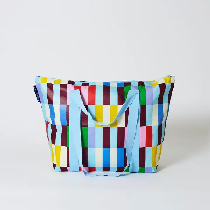 PROJECT TEN ZIP MEDIUM TOTE - MULTI STRIPE