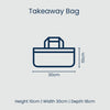 PROJECT TEN TAKEAWAY BAG - BOATS
