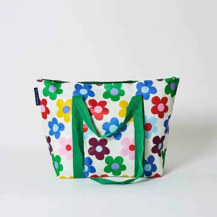 PROJECT TEN ZIP MEDIUM TOTE - SUNNY FLORAL