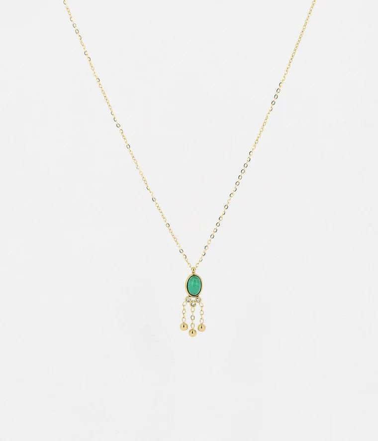 ZAG BIJOUX - SEVILLE NECKLACE MALACHITE