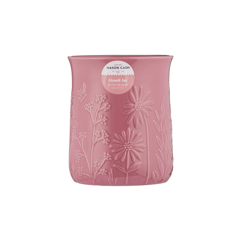 MASON CASH IN THE MEADOW UTENSIL POT - PINK