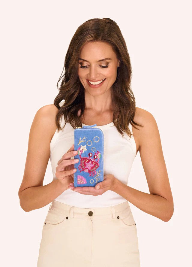 POWDER SUNGLASSES POUCH - SEAFARING CRAB