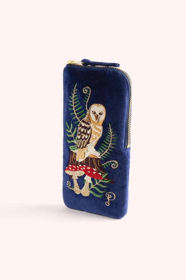 POWDER SUNGLASSES POUCH - WOODLAND OWL
