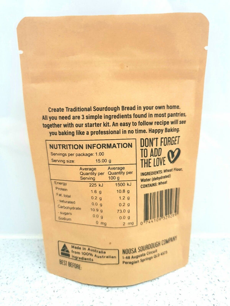 NOOSA SOURDOUGH CO. TRADITIONAL SOURDOUGH STARTER KIT