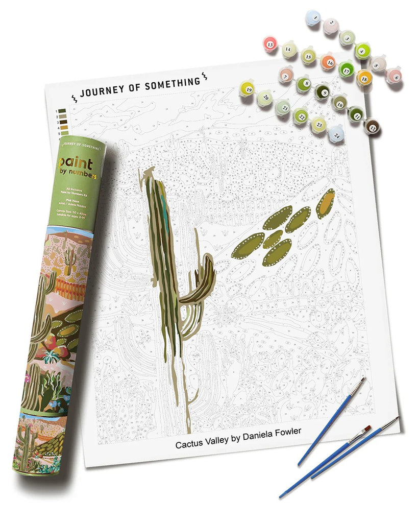 JOURNEY OF SOMETHING PAINT BY NUMBERS - CACTUS VALLEY
