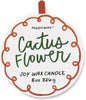 PADDYWAX ADOPO 8oz  HANDPAINTED PALM CERAMIC CANDLE - CACTUS FLOWER