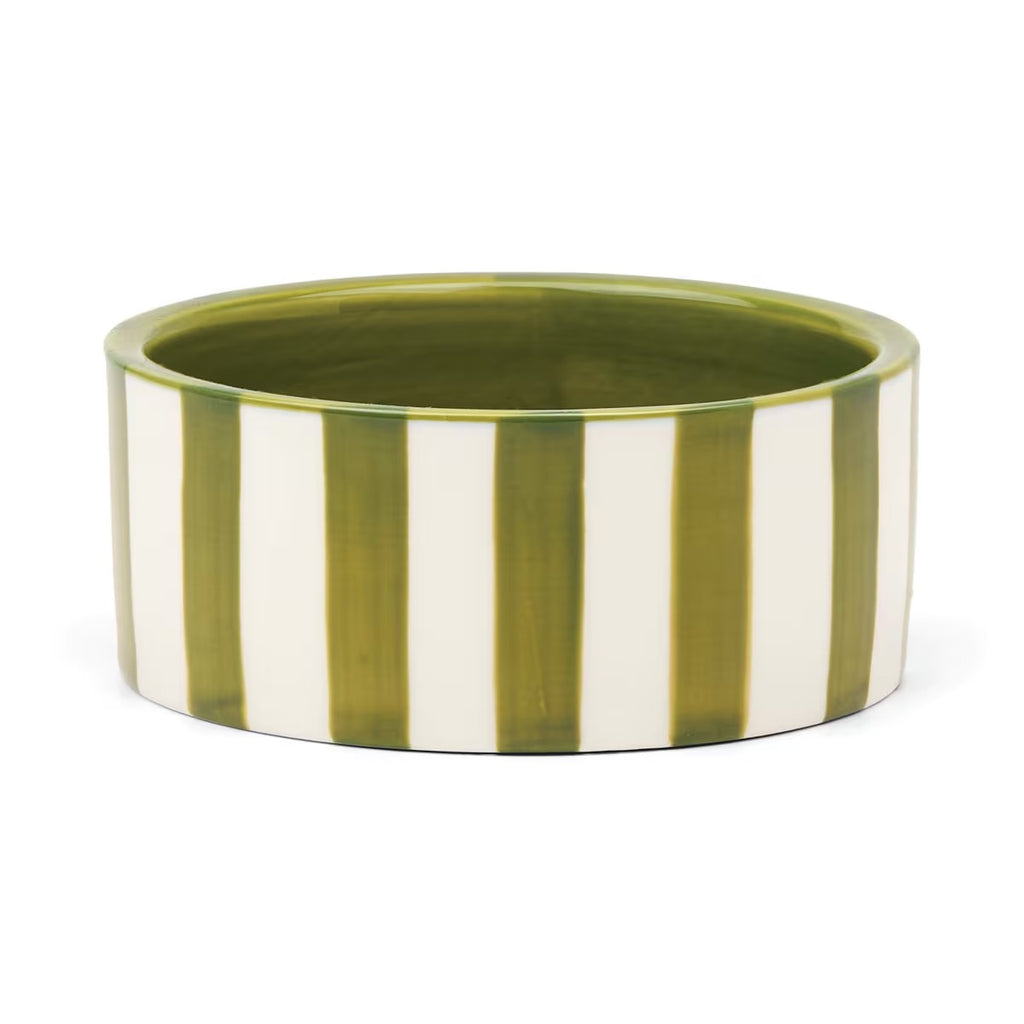 HERE'S HOW THE IZZY WINE COASTER - GREEN STRIPE