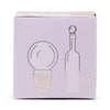 HERE'S HOW THE MOONY GLASS BOTTLE STOPPER - LILAC