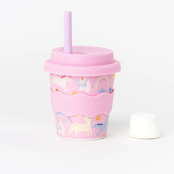 CHINO CLUB BABYCHINO CUP 4oz - PINK UNICORN