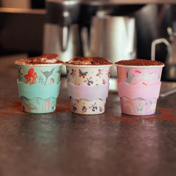 CHINO CLUB BABYCHINO CUP 4oz - PINK UNICORN