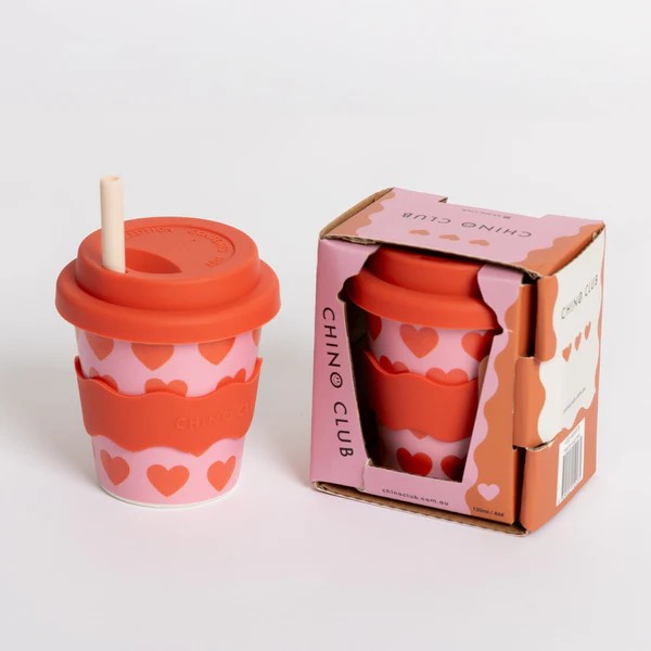 CHINO CLUB BABYCHINO CUP 4oz - HEARTS