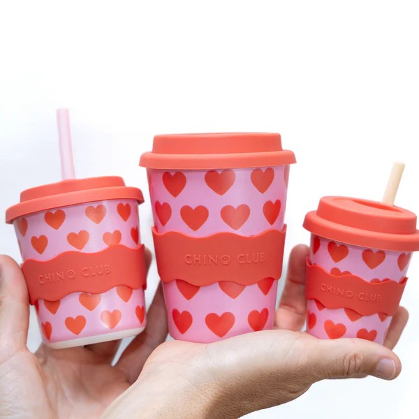 CHINO CLUB ADULT CUP 12oz - HEARTS