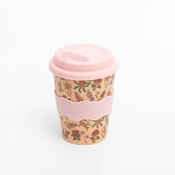 CHINO CLUB ADULT CUP 12oz - AUSTRALIAN WILDFLOWERS
