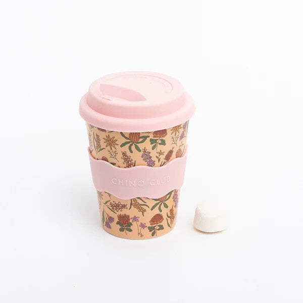 CHINO CLUB ADULT CUP 12oz - AUSTRALIAN WILDFLOWERS