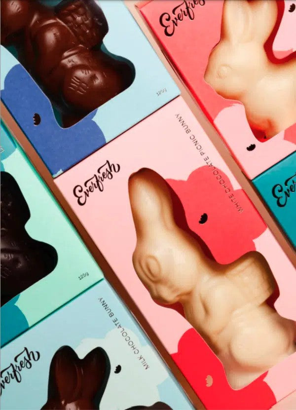 EVERFRESH DARK VEGAN CHOCOLATE BUNNY 70g