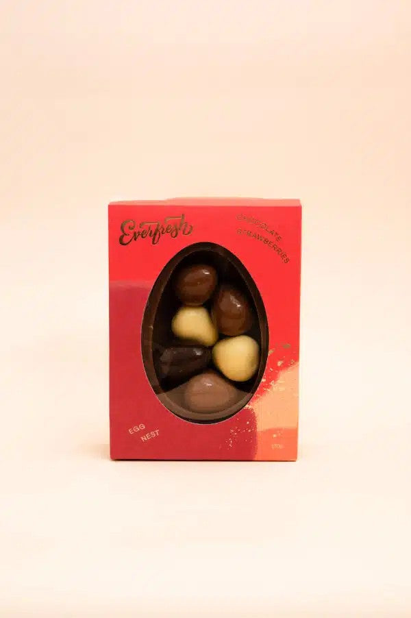 EVERFRESH HALF EGG WITH FREEZE DRIED STRAWBERRIES 170g