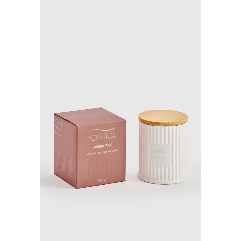 SCENTICA SIGNATURE 300g CANDLE - AUTUMN SPICE