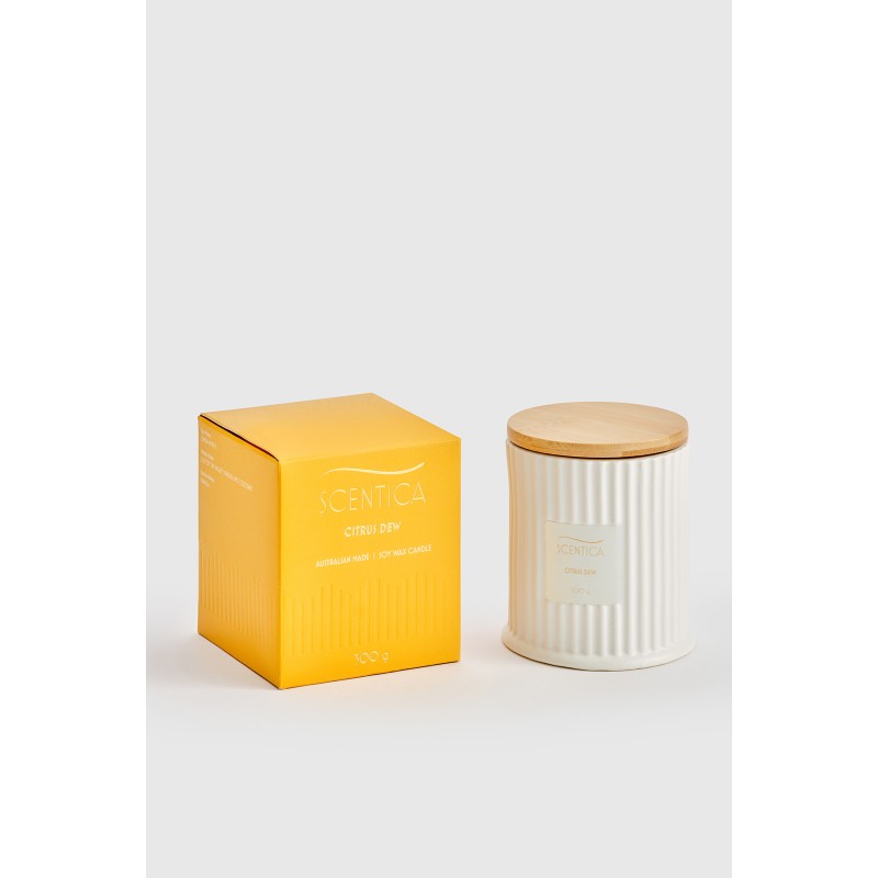 SCENTICA SIGNATURE 300g CANDLE - CITRUS DEW