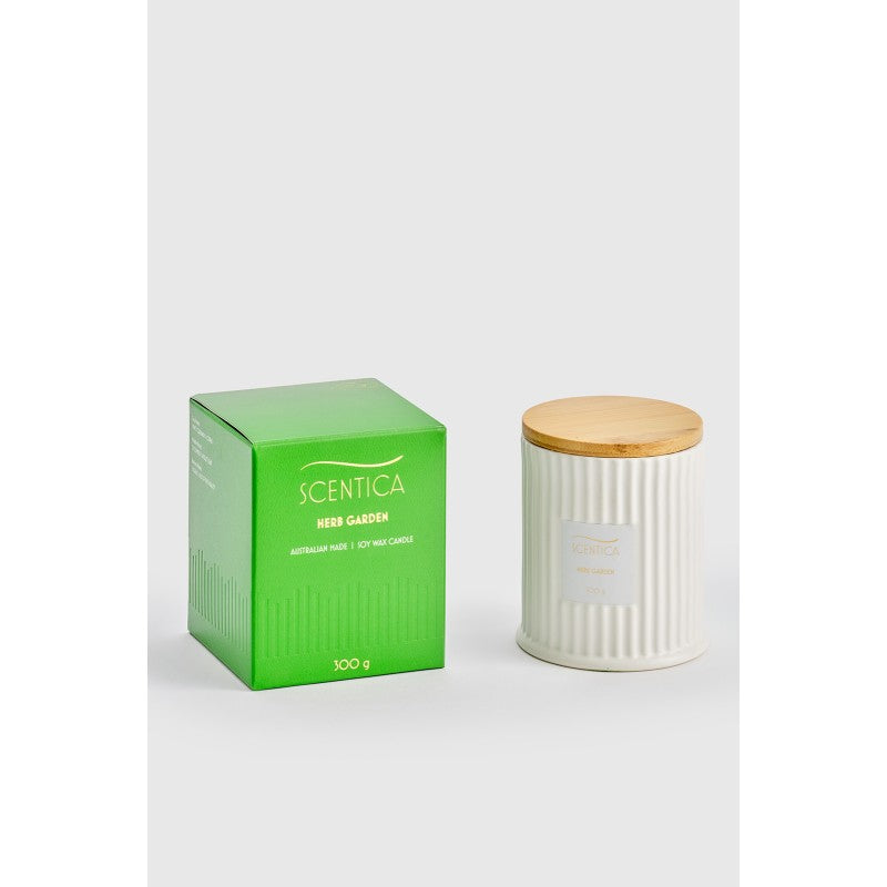 SCENTICA SIGNATURE 300g CANDLE - HERB GARDEN