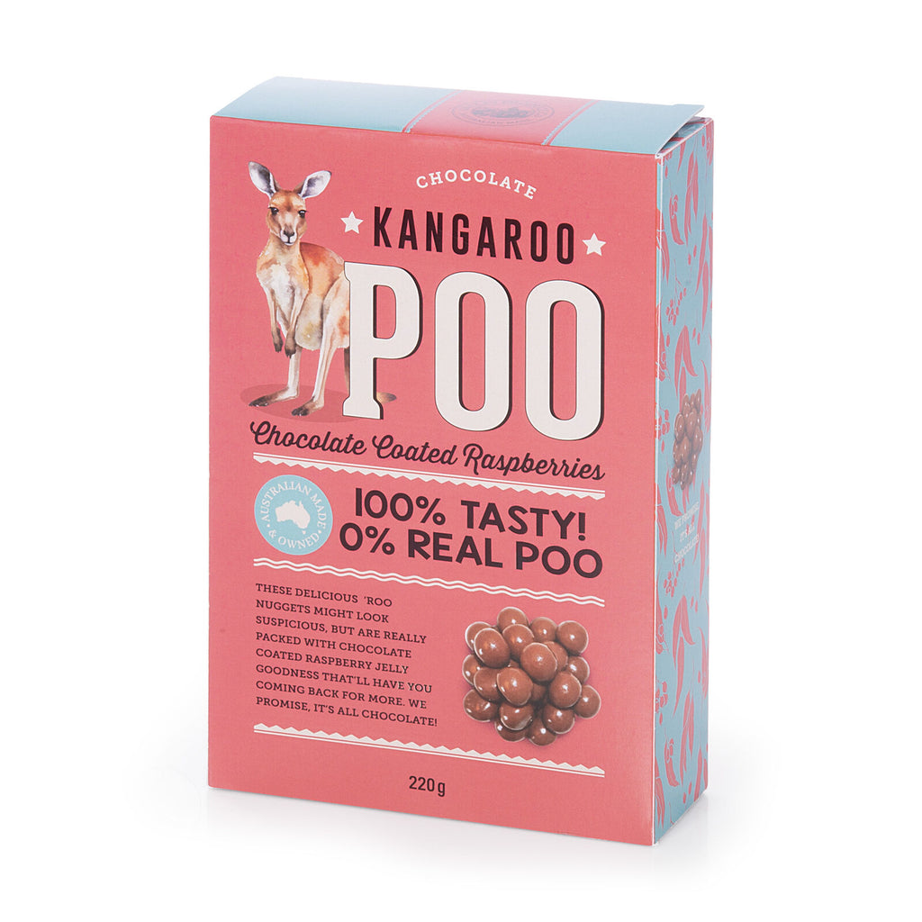VALLEY PRODUCE CO. MILK CHOCOLATE KANGAROO POO 220g