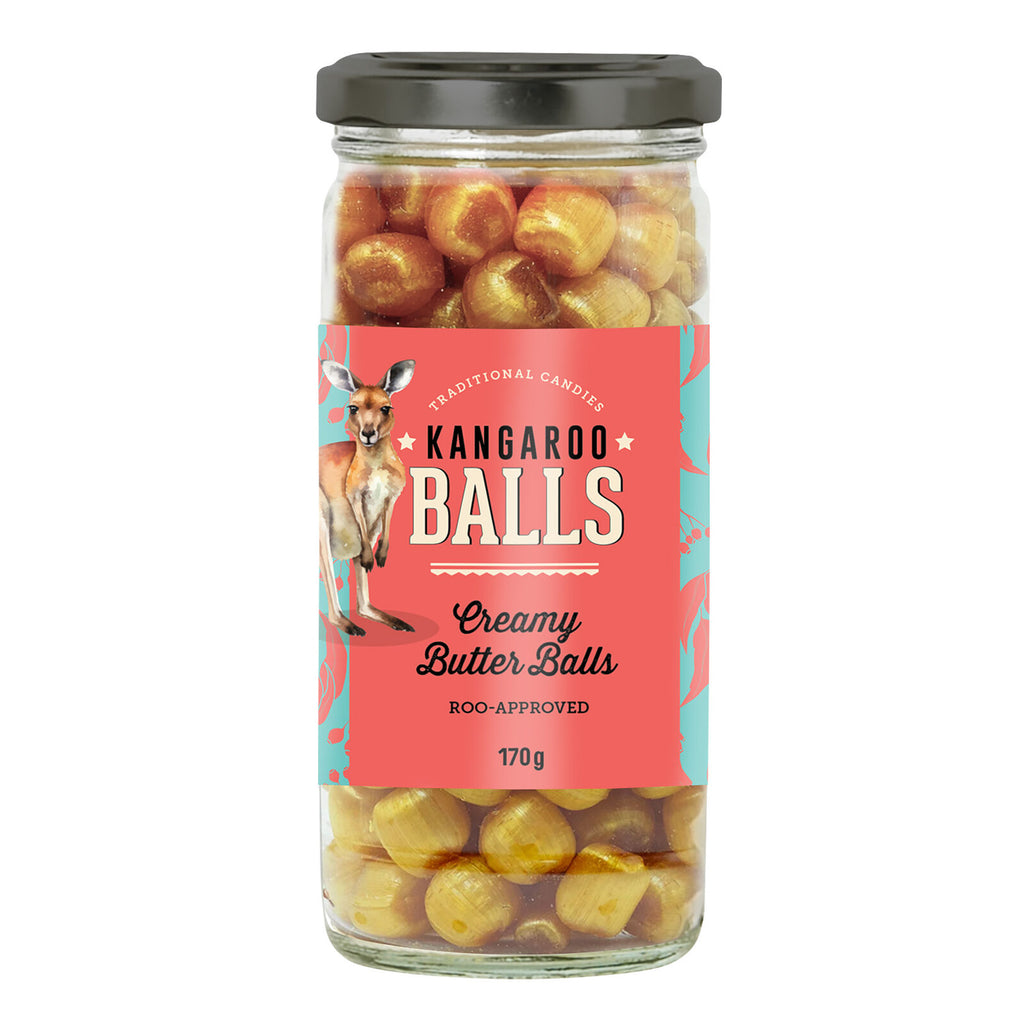 VALLEY PRODUCE CO. KANGAROO BALLS CREAMY BUTTER BALLS 170g