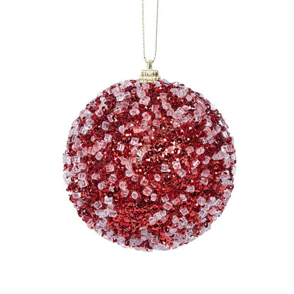 HOLLY & IVY RED CRYSTALS BAUBLE