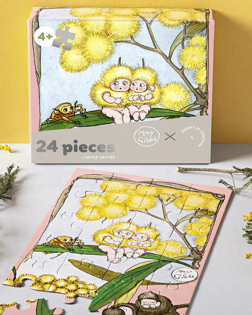 JOURNEY OF SOMETHING 24pc KIDS PUZZLE - MAY GIBBS WATTLE BABIES