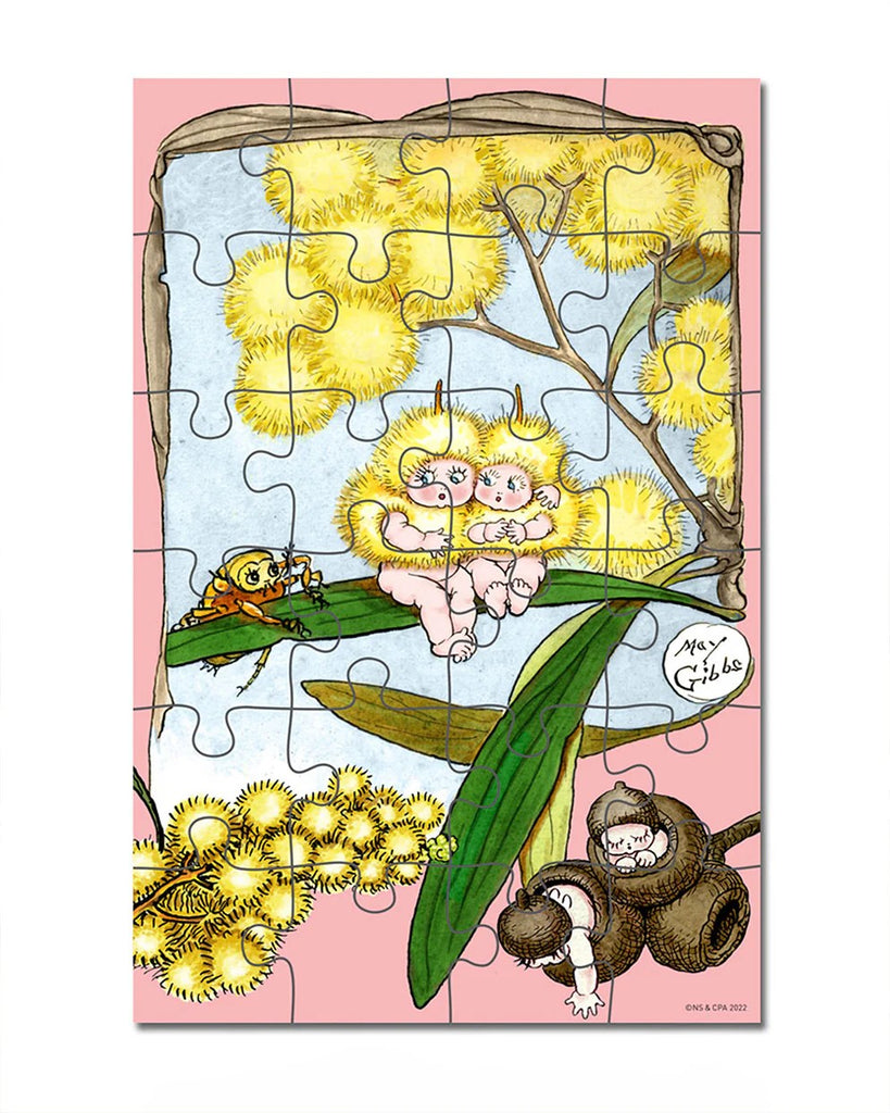 JOURNEY OF SOMETHING 24pc KIDS PUZZLE - MAY GIBBS WATTLE BABIES