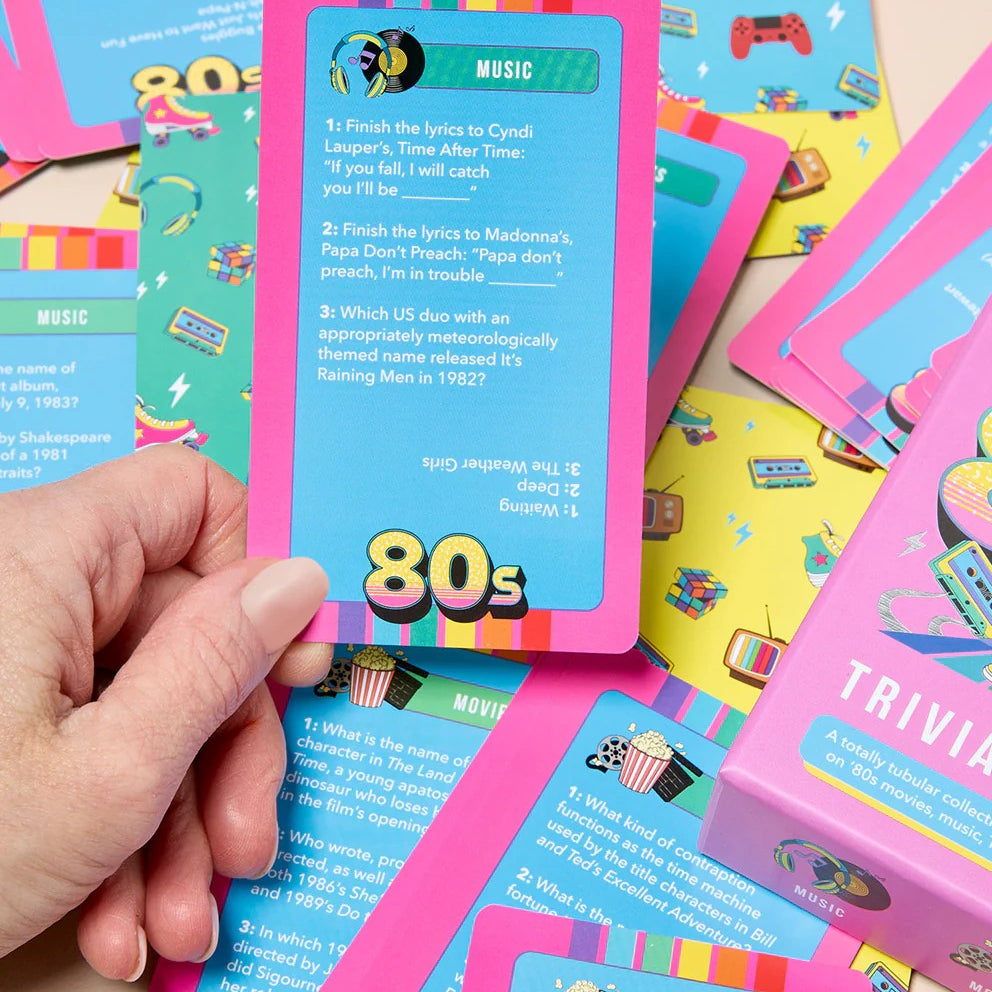 JOURNEY OF SOMETHING 80'S TRIVIA CARDS