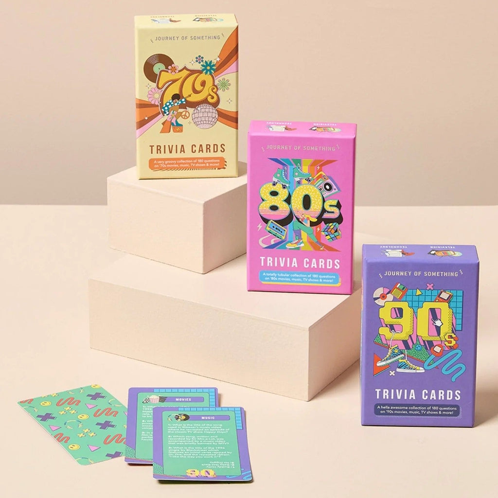 JOURNEY OF SOMETHING 80'S TRIVIA CARDS