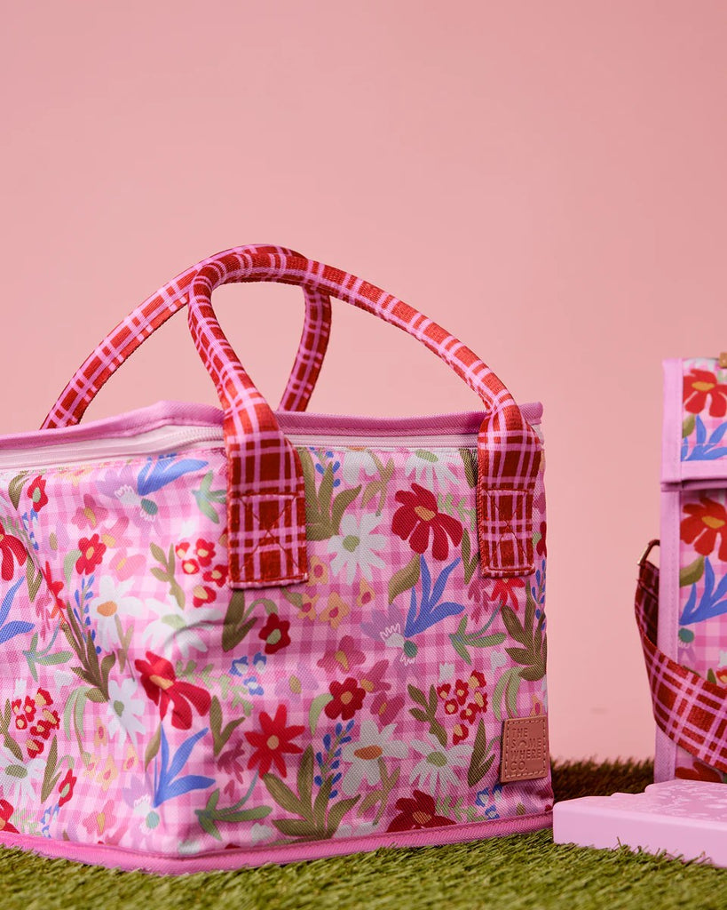THE SOMEWHERE CO. LUNCH BAG - FLOWERBURST