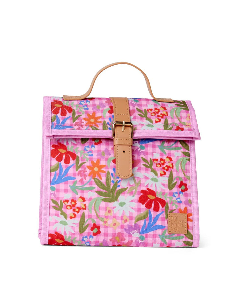 THE SOMEWHERE CO. LUNCH SATCHEL - FLOWERBURST
