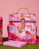 THE SOMEWHERE CO. LUNCH SATCHEL - FLOWERBURST