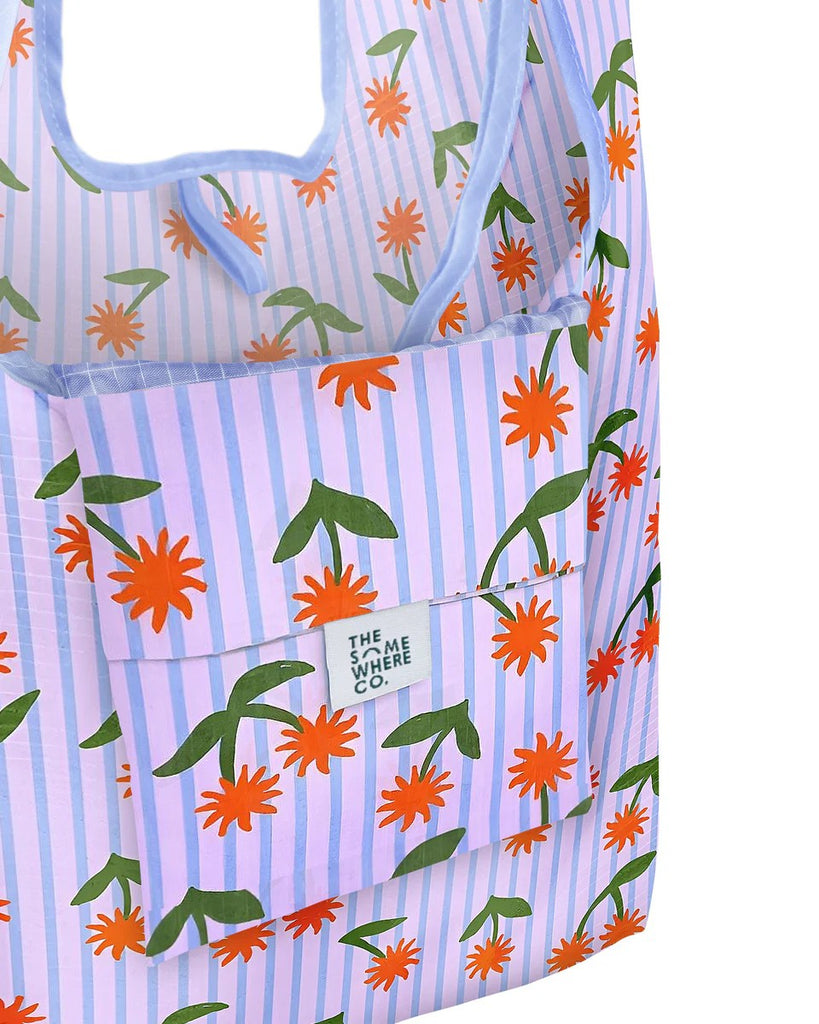 THE SOMEWHERE CO. REUSABLE SHOPPING BAG - SUNBURST