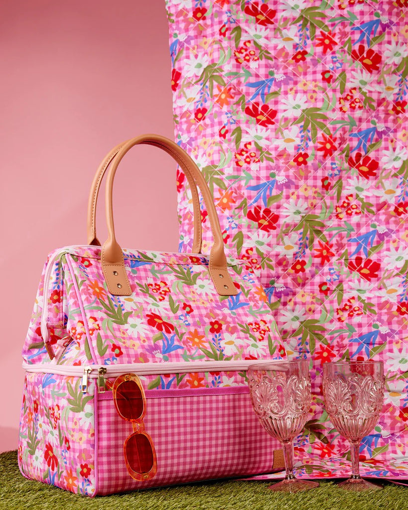 THE SOMEWHERE CO. COOLER BAG - FLOWERBURST
