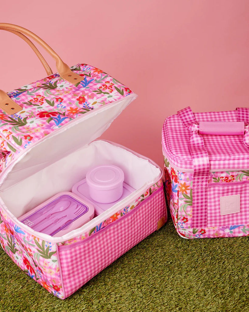 THE SOMEWHERE CO. COOLER BAG - FLOWERBURST