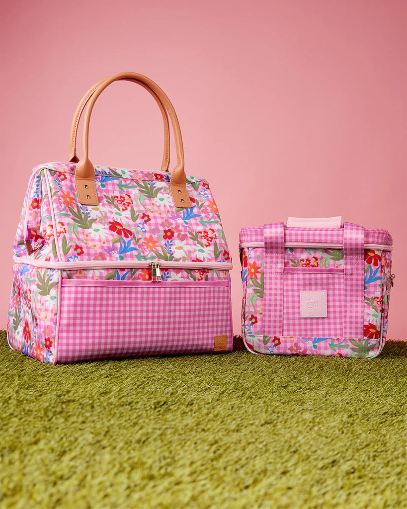 THE SOMEWHERE CO. COOLER BAG - FLOWERBURST