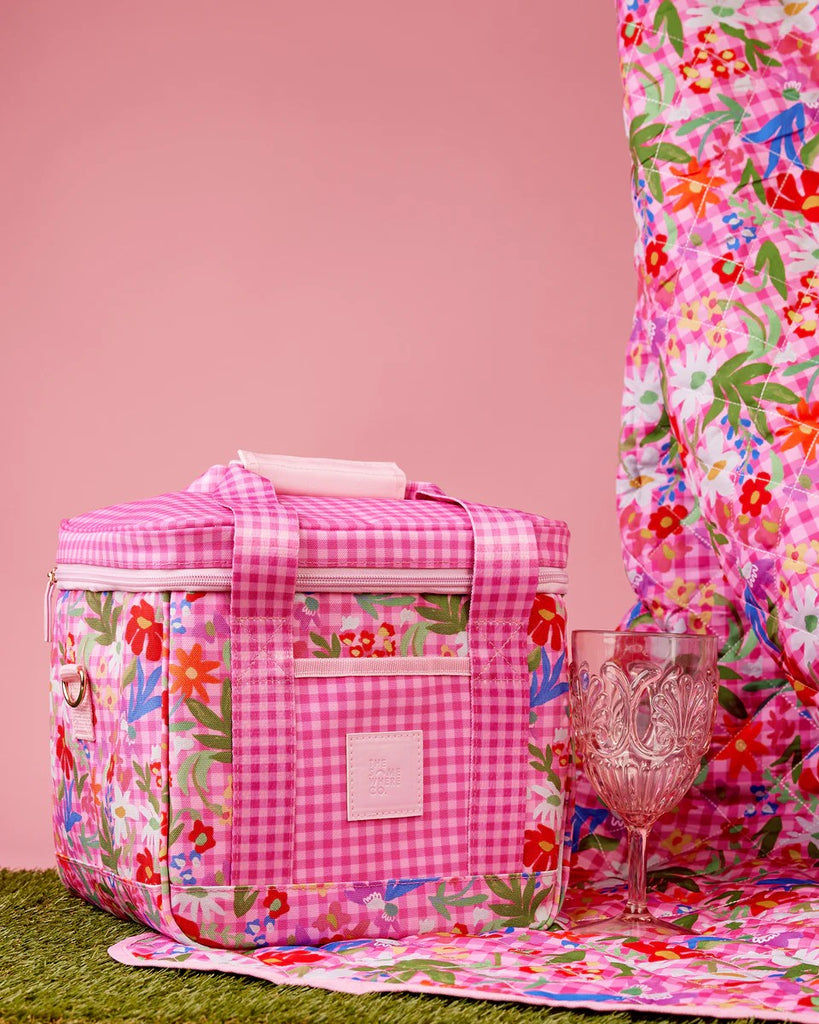 THE SOMEWHERE CO. MIDI COOLER BAG - FLOWERBURST