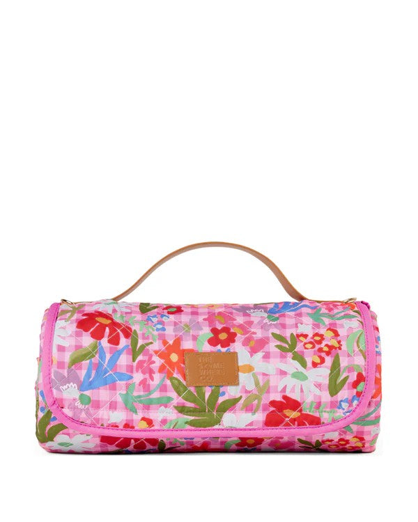 THE SOMEWHERE CO. XL PICNIC RUG - FLOWERBURST