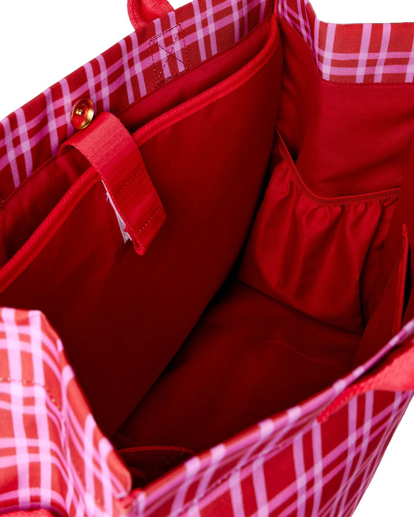 THE SOMEWHERE CO. ULTIMATE TOTE BAG - RASPBERRY LEMONADE