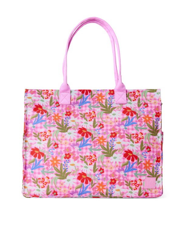 THE SOMEWHERE CO. ULTIMATE TOTE BAG - FLOWERBURST