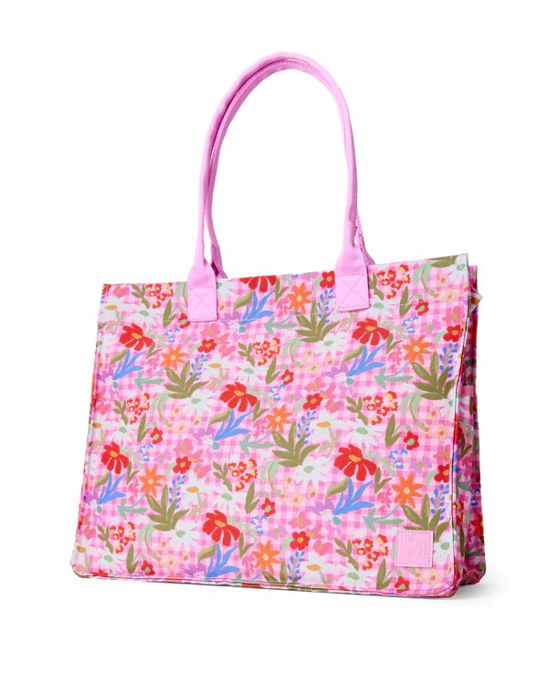 THE SOMEWHERE CO. ULTIMATE TOTE BAG - FLOWERBURST
