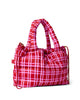 THE SOMEWHERE CO. MARSHMALLOW MIDI TOTE - RASPBERRY LEMONADE