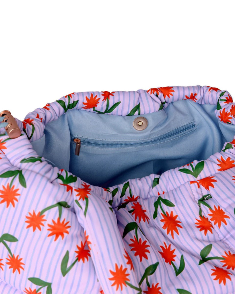 THE SOMEWHERE CO. MARSHMALLOW MIDI TOTE - SUNBURST
